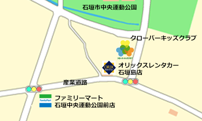 オリックスレンタカー石垣島店マップ